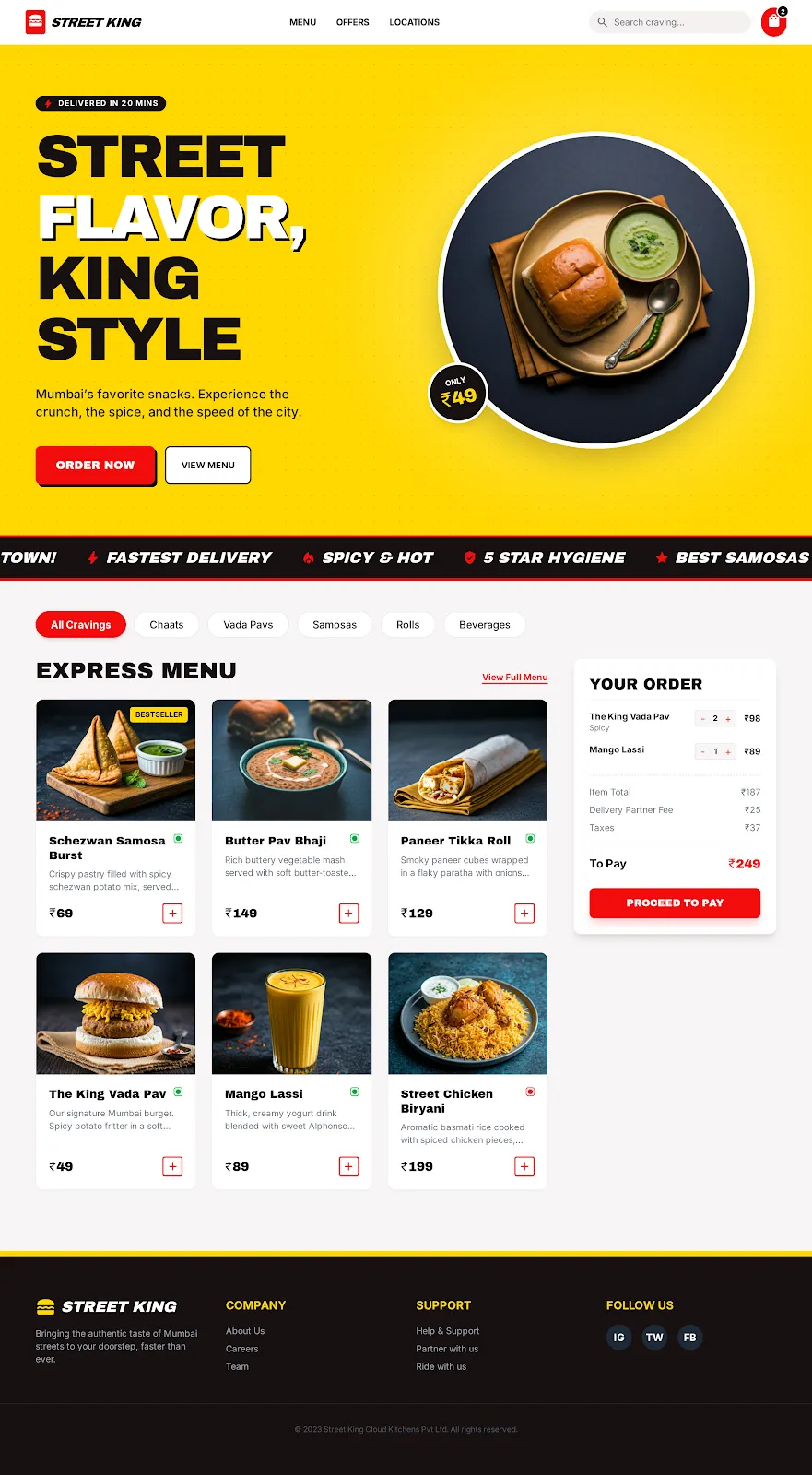 Street King Cloud Kitchen Home